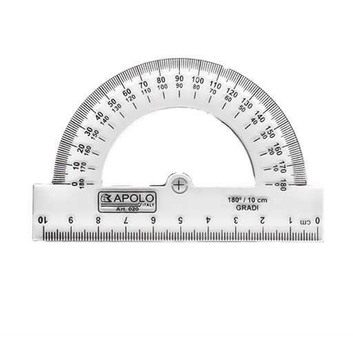 6742 - GRADUADOR APOLO 180 10CM PQ 6742 - GRADUADOR APOLO 180 10CM PQ