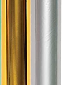 Papel Aluminio Adhesivo Dorado